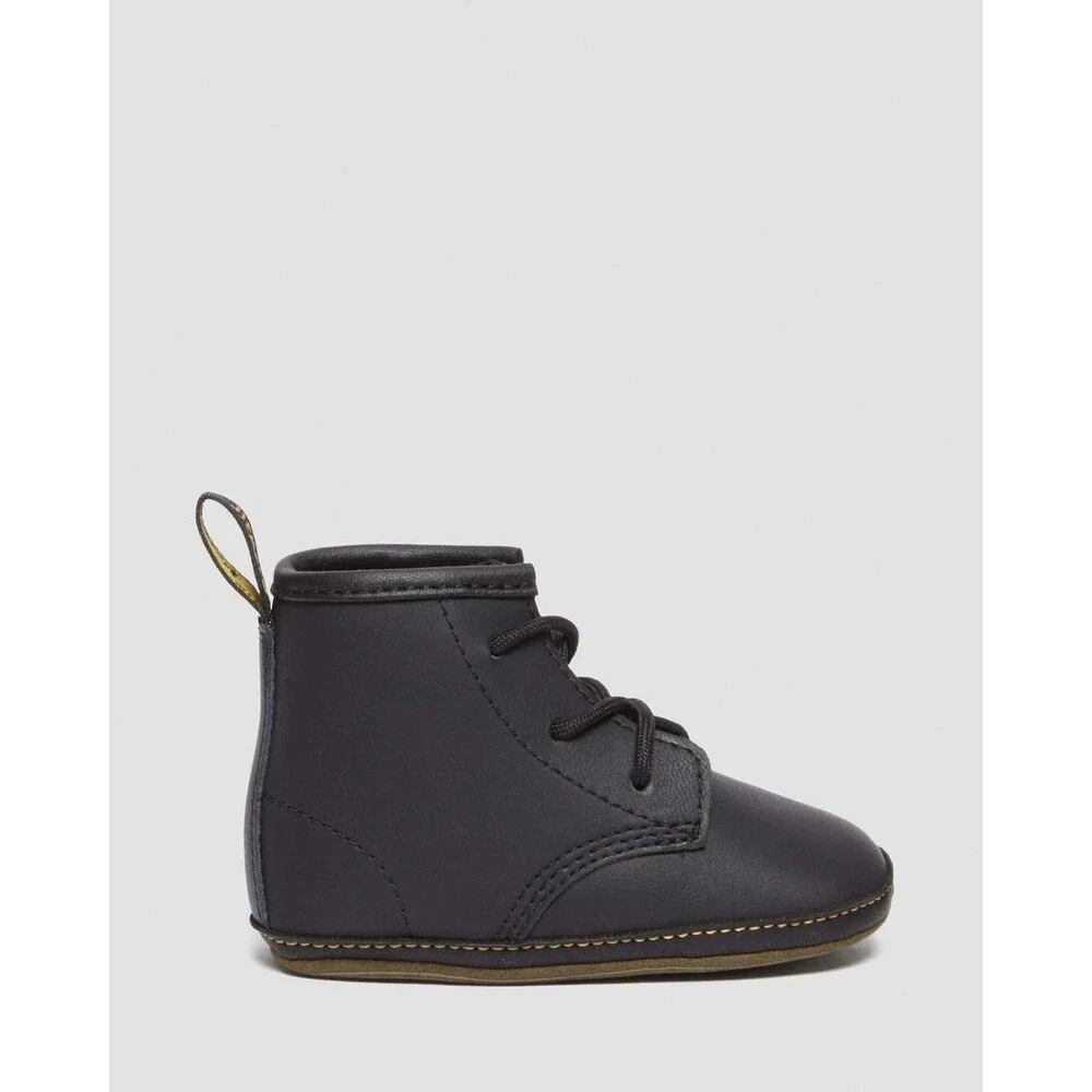 Dr. Martens 1460 26808001 Boots Crib 1 Black Auburn Leather Ankle Bootie LIQ1050